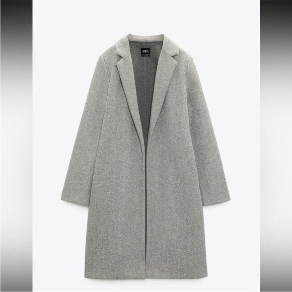 Zara Jackets & Blazers - Zara Gray Long Coat size large